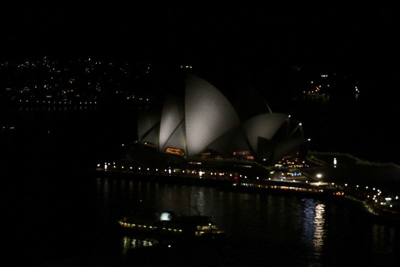 opera house at night