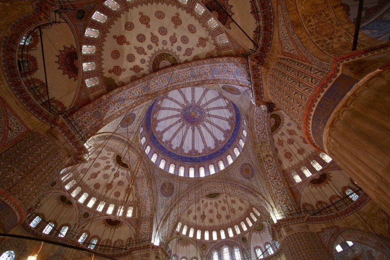 Dome of blue mosque