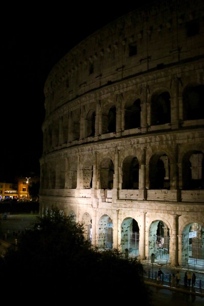 Coliseum at night
