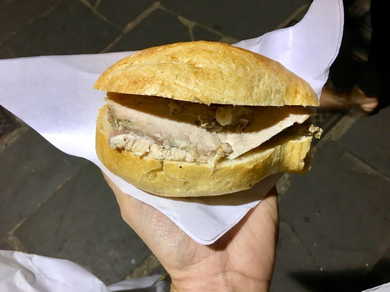 Panino di porchetta