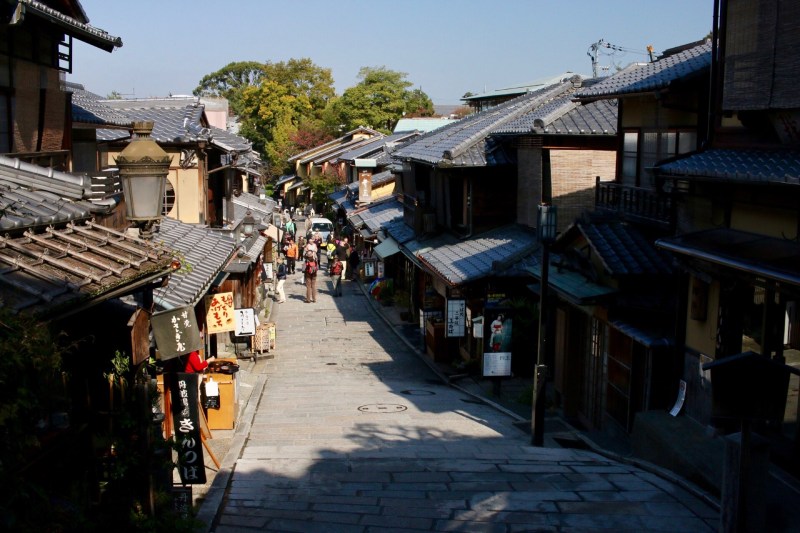 Vendors line the streets