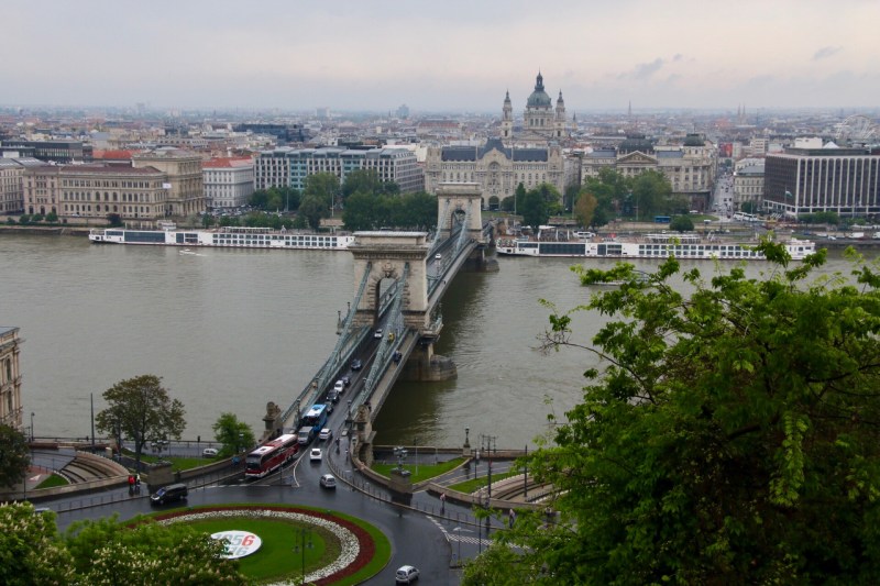 At the top of the funicular