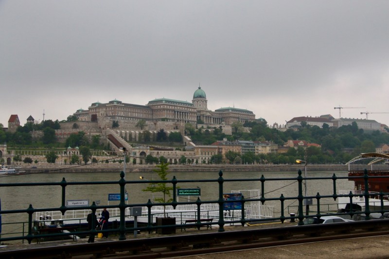 Buda castle from pest