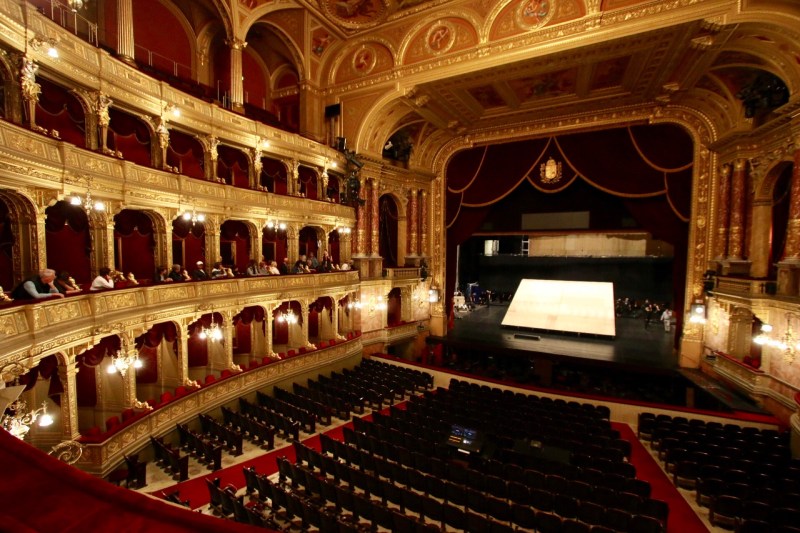 Inside the opera house
