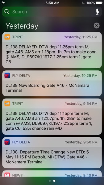 Notifications galore